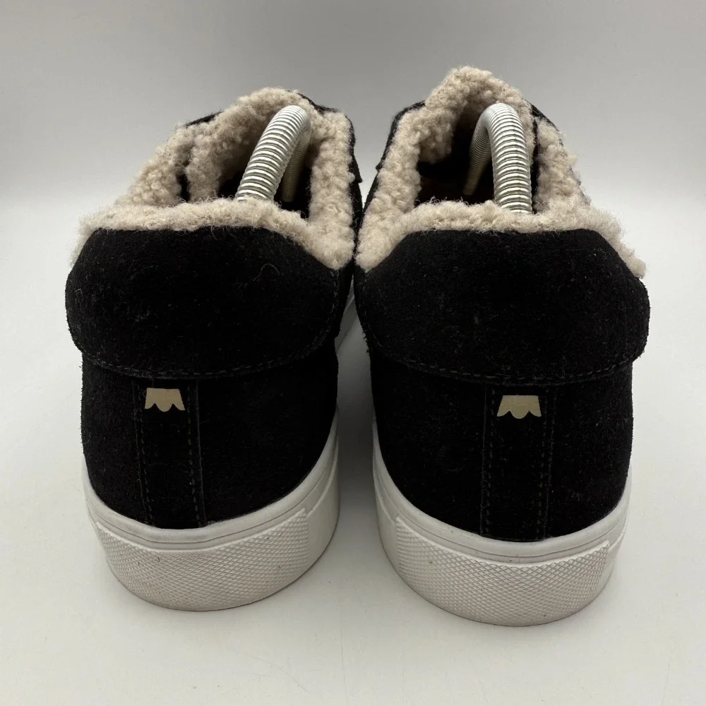 Birdies The Cardinals Suede Sneakers‎ Shearling Lined Shoes Black Women's 11